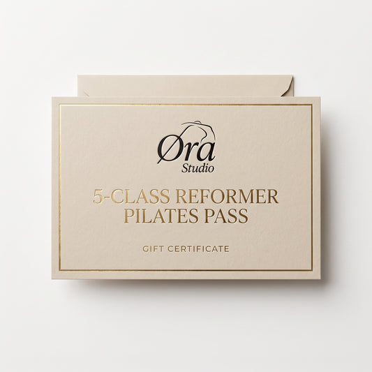 Ora Studio 5-Class Reformer Pilates Pass Geschenkgutschein
